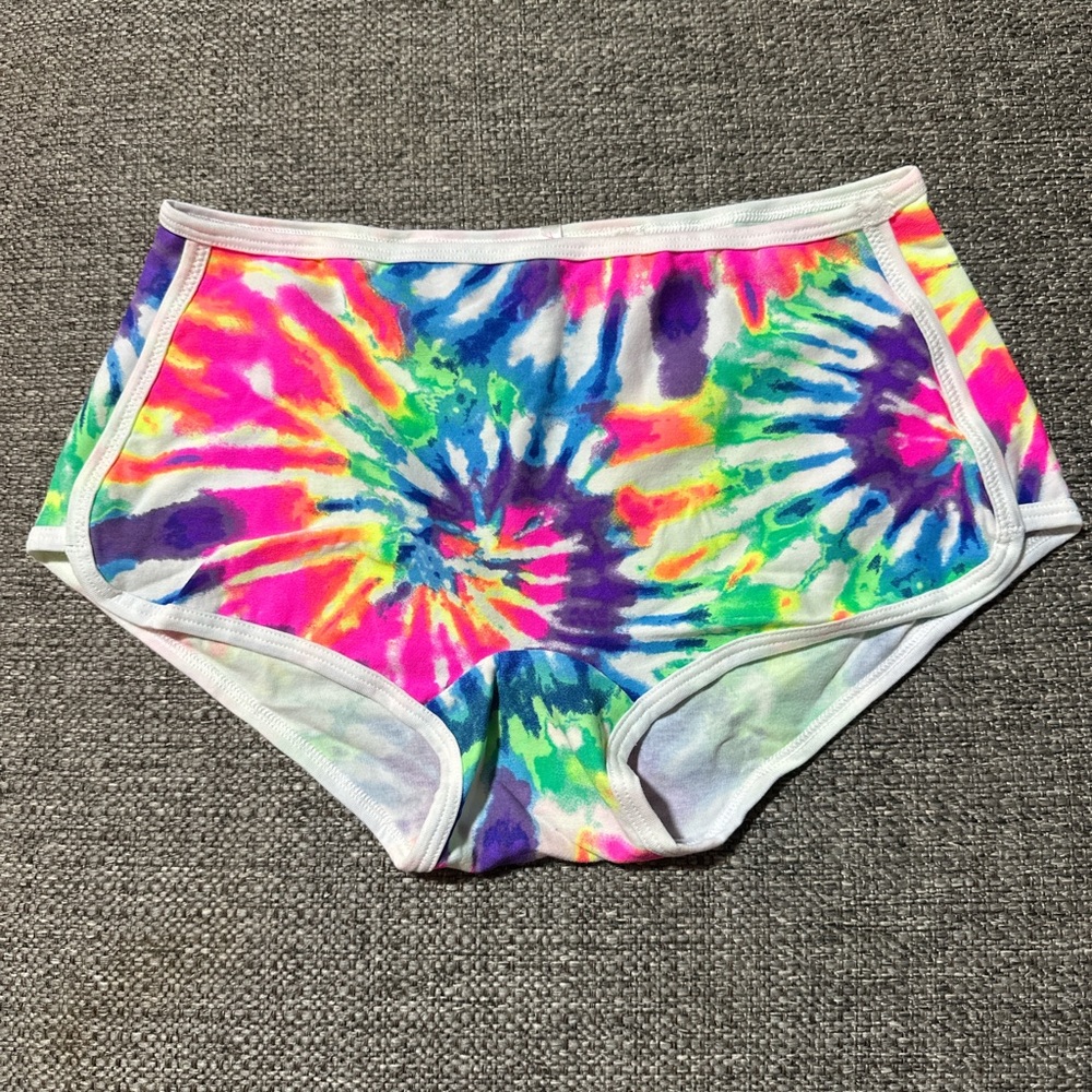 PINK Victoria’s Secret Tie-Dye Women’s Boyshort- Multicolor
